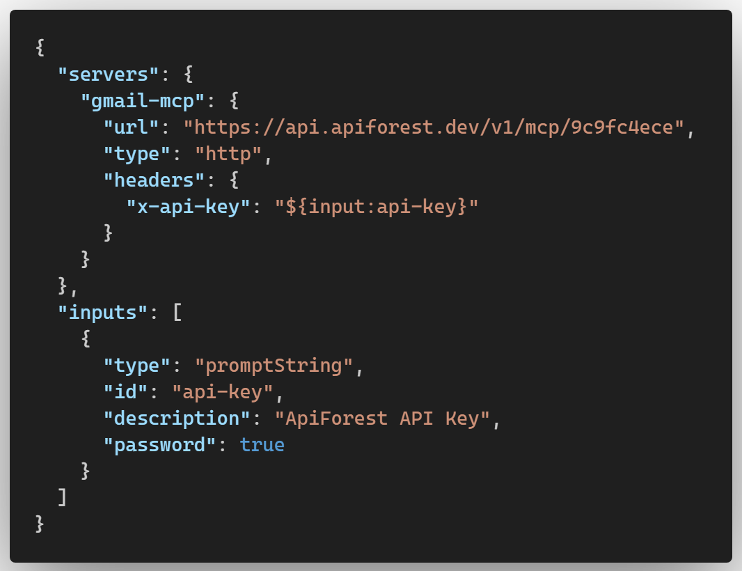 MCP Server usage example